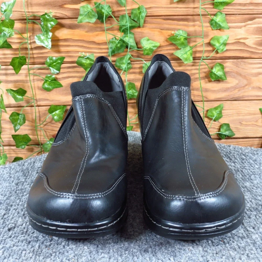 JBU Jambu Trail Women Wedge Slip On Shoes‎ Size 9.5 Casual Walking Black Vegan